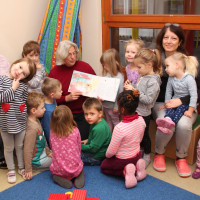 SPD Ortsvereinsvorsitzender Hans-Dieter Brückner im Ev. Haus für Kinder