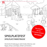 Einladung zum Spielplatzfest